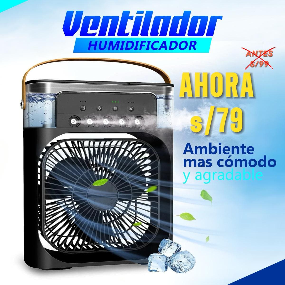 Ventilador Humidificador